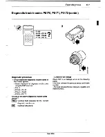 Предварительный просмотр 140 страницы Saab 9000 Service Manual