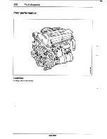 Предварительный просмотр 225 страницы Saab 9000 Service Manual