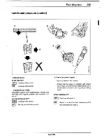 Предварительный просмотр 238 страницы Saab 9000 Service Manual