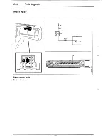 Предварительный просмотр 247 страницы Saab 9000 Service Manual