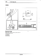 Предварительный просмотр 259 страницы Saab 9000 Service Manual