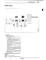 Предварительный просмотр 262 страницы Saab 9000 Service Manual