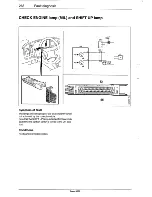 Предварительный просмотр 271 страницы Saab 9000 Service Manual