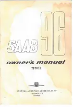 Preview for 3 page of Saab 96 Owner'S Manual