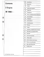 Предварительный просмотр 2 страницы Saab 99 1982 Service Manual