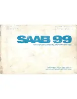 Preview for 1 page of Saab 99 Important Operatlng, Safety And Maintenance Instructions