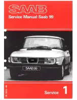 Saab 99 Service Manual preview