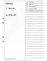 Предварительный просмотр 2 страницы Saab 99 Service Manual