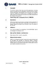 Preview for 3 page of Saab R5 SUPREME MkII Operation & Installation Manual