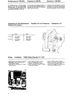 Предварительный просмотр 4 страницы Saba 3060 US Service Instruction