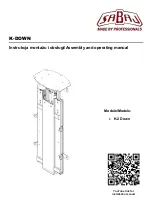 Sabaj K-DOWN Assembly And Operating Manual preview