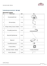 Предварительный просмотр 3 страницы Sabaj WP-560 Assembly And Operating Manual