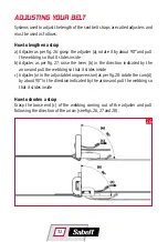 Preview for 32 page of Sabelt Seat belts User Manual