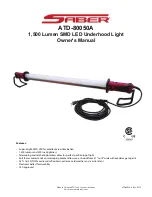 Saber Compact ATD-80050A Owner'S Manual preview