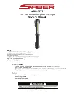 Preview for 1 page of Saber Compact ATD-80373 Owner'S Manual