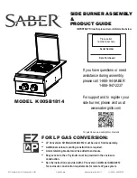 Saber Compact K00SB1814 Assembly   & Product Manual preview