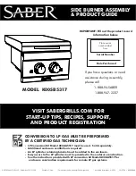 Preview for 1 page of Saber Compact K00SB5317 Grill Assembly & Product Manual