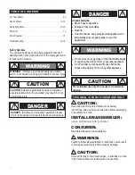 Preview for 2 page of Saber Compact R50CC0312 Product Manual