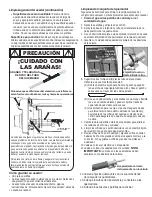 Preview for 34 page of Saber Compact R67SB0312 Assembly   & Product Manual