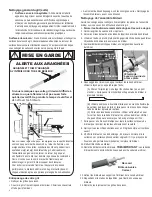 Preview for 62 page of Saber Compact R67SB0312 Assembly   & Product Manual