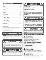 Preview for 2 page of Saber Compact R67SB1017 Grill Assembly & Product Manual