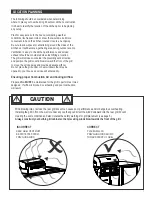 Preview for 7 page of Saber Compact R67SB1017 Grill Assembly & Product Manual