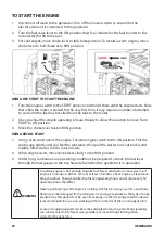 Предварительный просмотр 20 страницы Saber Compact SABGEN7KBP Operating Instructions Manual