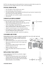 Предварительный просмотр 27 страницы Saber Compact SABGEN7KBP Operating Instructions Manual