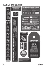 Предварительный просмотр 32 страницы Saber Compact SABGEN7KBP Operating Instructions Manual