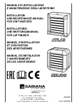 Sabiana Atlas Installation And Maintenance Manual preview