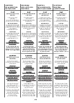 Preview for 43 page of Sabiana Carisma Fly CVP-MB Instructions For Installation, Use And Maintenance Manual