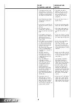 Preview for 82 page of Sabiana Carisma Fly CVP-MB Instructions For Installation, Use And Maintenance Manual