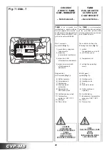 Preview for 86 page of Sabiana Carisma Fly CVP-MB Instructions For Installation, Use And Maintenance Manual