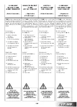 Preview for 87 page of Sabiana Carisma Fly CVP-MB Instructions For Installation, Use And Maintenance Manual