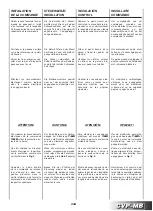 Preview for 89 page of Sabiana Carisma Fly CVP-MB Instructions For Installation, Use And Maintenance Manual