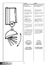 Preview for 102 page of Sabiana Carisma Fly CVP-MB Instructions For Installation, Use And Maintenance Manual