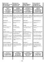 Preview for 125 page of Sabiana Carisma Fly CVP-MB Instructions For Installation, Use And Maintenance Manual