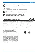 Preview for 3 page of Sabiana Energy Plus Installation, Use And Maintenance Manual