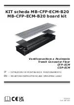 Sabiana MB-CFP-ECM-B20 Mounting Instruction And Operating Manual preview