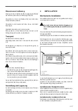 Предварительный просмотр 117 страницы Sabiana Ocean ECM Instructions For Installation, Use And Maintenance Manual