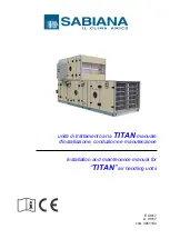 Sabiana TITAN Installation And Maintenance Manual preview