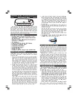 SABINE Contact AutoTuner AX3000 Operating Manual preview