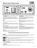 Предварительный просмотр 9 страницы SABINE FBX SOLO SL-610 Operating Manual