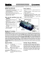 SABINE METROTUNE MT8000 Manual To Using preview