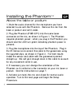 Preview for 6 page of SABINE PHANTOM MIC RIDER PMR-GP1 Operating Manual