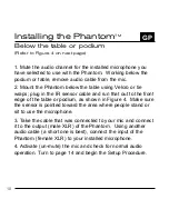 Preview for 10 page of SABINE PHANTOM MIC RIDER PMR-GP1 Operating Manual