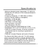 Preview for 25 page of SABINE PHANTOM MIC RIDER PMR-GP1 Operating Manual