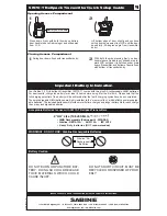 Предварительный просмотр 2 страницы SABINE SW70-T BELTPACK TRANSMITTER Quick Setup Manual