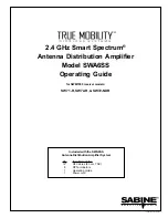 SABINE True Mobility SWA6SS Operating Manual preview