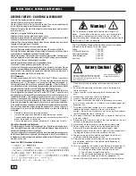 Preview for 38 page of SABINE TRUE MOBILITY WIRELESS SYSTEM SWM3000 Operating Manual